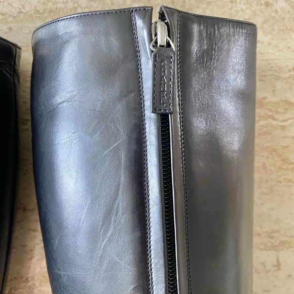 Vintage Chanel CC Knee High Boots - Picture 7 of 12